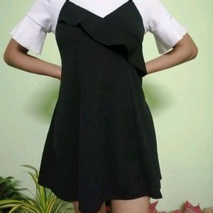 Short Mini Flared Dress