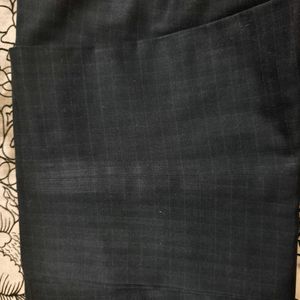 34" Formal Trouser For Men in Dark Blue Colour