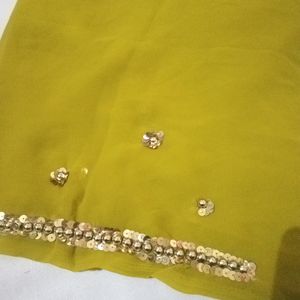 Lahenga Choli Fabric And Dupatta Semi Stitched