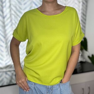 Neon Green Yellow Top