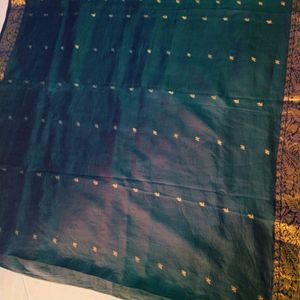 Cotton Blend Pure Gadwal Saree