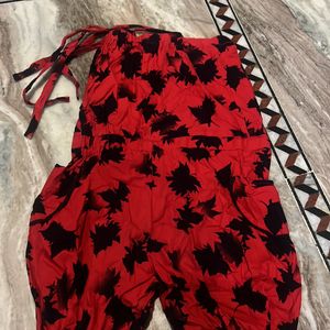 KIDS jumpsuit With Pockets And Tube Neck Straps