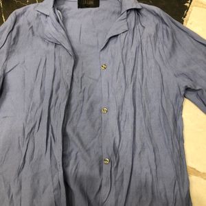 Blue Button Up Shirt