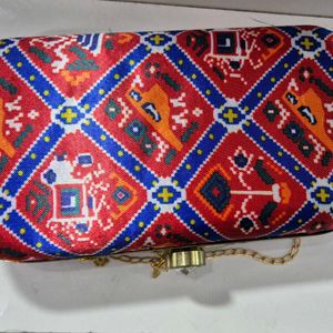 Patola Printed Clutch