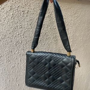 Black Leather Handbag