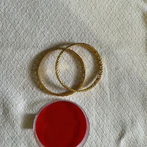 PREMIUM One Gram Gold Bangles 2-8 Size Brand New