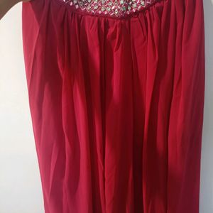 Hot pink dress 3 piece top bottom and shrug