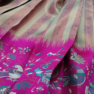 New Wedding Semi Silk Saree