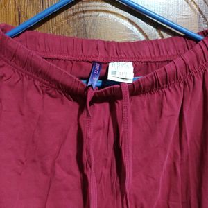 Sristhi Red Ankle Length Leggings