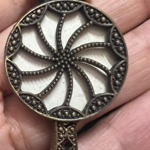 Vintage Hand mirror Pendant