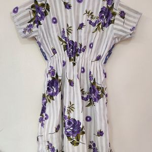 Vintage Lavender Floral Top