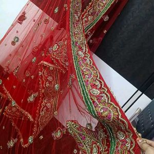 Red Bridal Lehenga