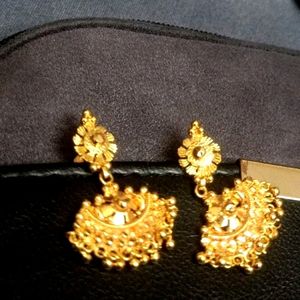 New Not Used Gold Plated Earings For Donation