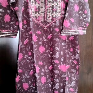 New UNUSED Kurta Palazzo Set With Gotta Patti Work