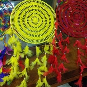 Big Knitted Dream Catcher upto 28 inch length