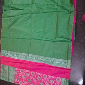 New Satin Banaras Saree