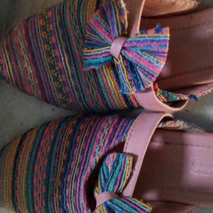 Multicolor Rajasthani Flats 💞