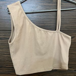 Mango One Shoulder Tank Top Size - M And L