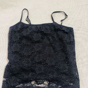 Black Bralet Crop Top