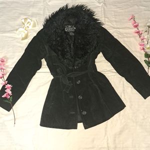 Korean Faux Fur Luxury Coat