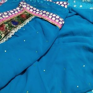 Simple Saree With Border