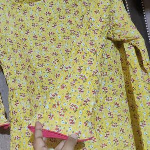 Yellow Kurti For Dailywear