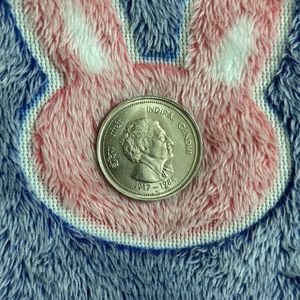 INDIRA GANDHI Big 5 Rupees India Coin RARE