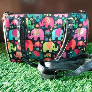 Quirky Print Sling Bag