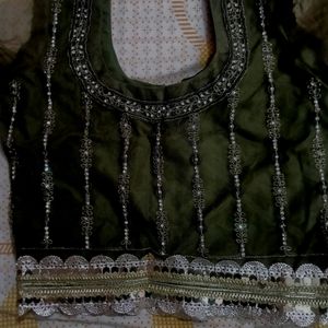 Best Dark Green Lengha