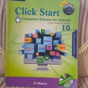 Class 10th Click Start Computer Book