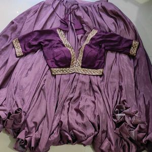 Diwali Sale! Purple Lehenga