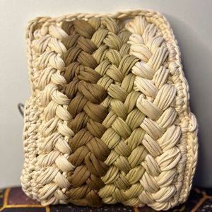 Crochet purse