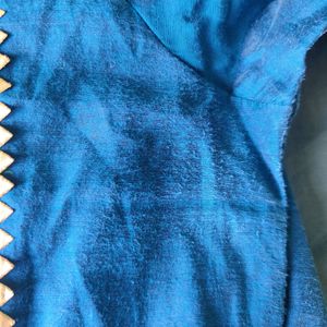 Blue Kurti With Dupatta