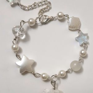 Real Shell Pearl Bracelet