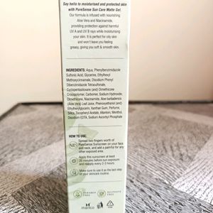 Puresense SPF 50 Sunscreen With Niacinamide