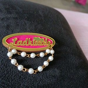 Golden Wedding Brooch