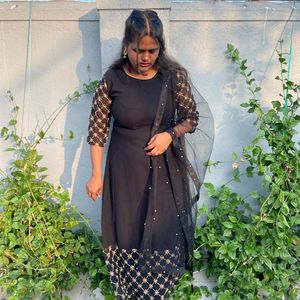 Black Ethenic Gown