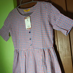 Beautiful New Stylish Cotton Dress With Tag