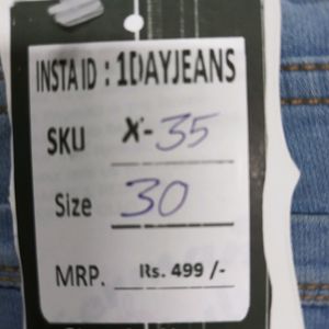 X-35 Size 30 Straight Women Denim Jeans