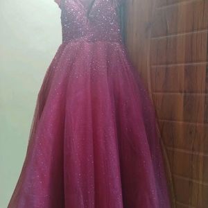 Beautiful Maroon Gown