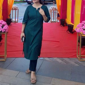 Libas Green Kurti