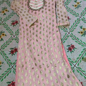 Banarsi Work Palazzo Kurti With Beautiful Dupatta