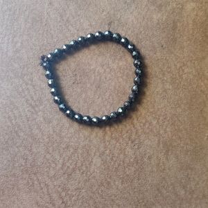 Hematite and Evil eye bracelet