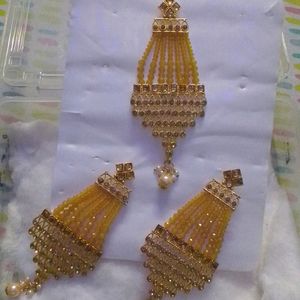 Earrings With Maangtika