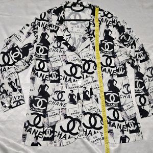 Channel Print Shirt