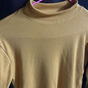 Knitted Mustard Yellow Top