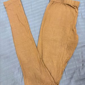 Brown Chudidaar Leggings