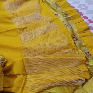 Yellow Ethnic Skirt