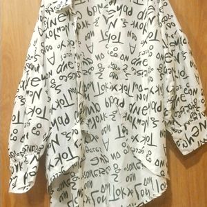 ZARA WRAP UP SHIRT