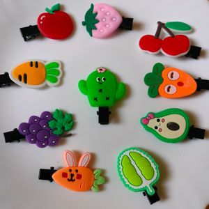 Fruit Hair Clips..